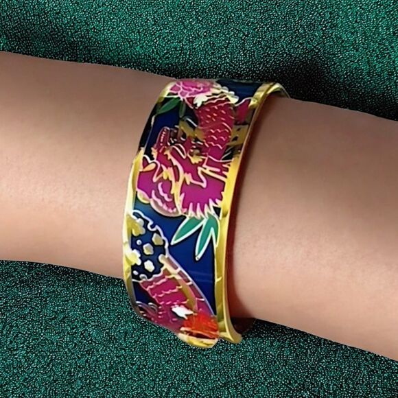 Johnny Was Dragon Hinged Bracelet - Picture 15 of 16